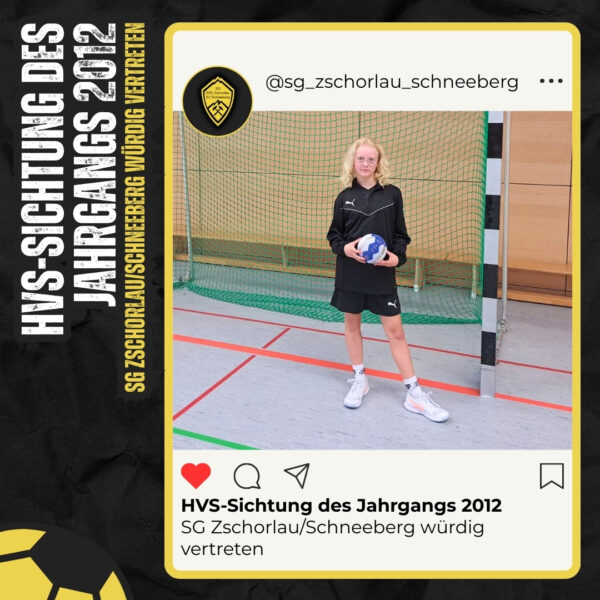 HVS-Sichtung des Jahrgangs 2012 – SG Zschorlau/Schneeberg&hellip;