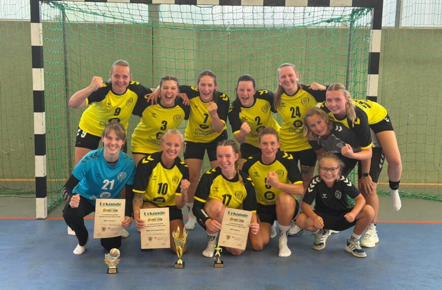 Vorbereitung mal anders – mit Schweiß, Klebeball…